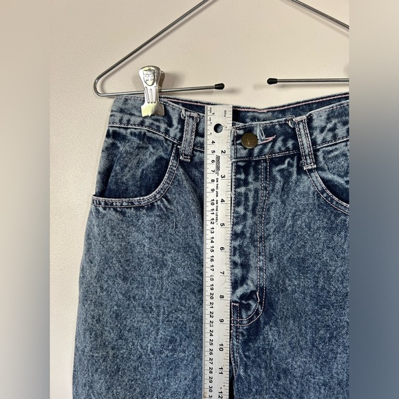 Vintage Edwin Acid Wash High Waisted Jeans Size 25 - Picture 3 of 8